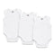 Basics White Sleeveless Bodysuits Pack Of 3
