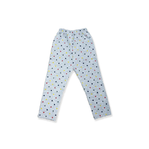 Basics Infants Night Suit -NB to 6Years Front Open Shirt With Trouser Stars 17482