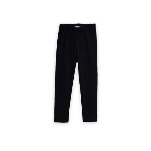Black Basic Ribbed Tights 17499