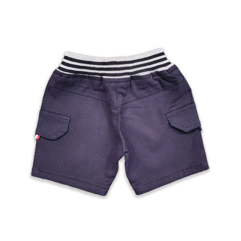 Navy Exclusive Cotton Ribbed Shorts 16146