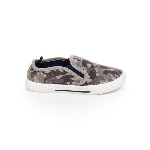 Boys Classic Grey Canvas Shoes