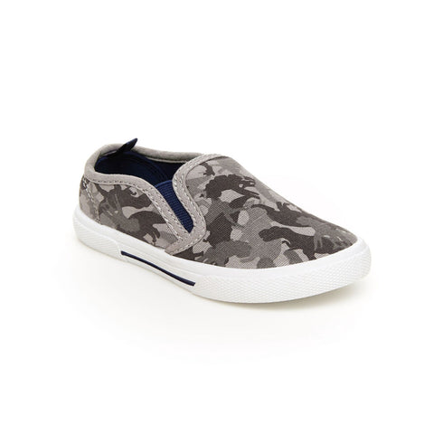 Boys Classic Grey Canvas Shoes