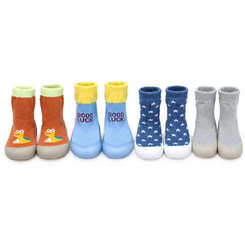 Baby Footwear Socks Non Skid Anti Slip Boys Socks 3.5-4 Years
