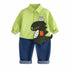 Kids Exclusive 2Pc Suit Cotton Shirt With Trouser Set 17339