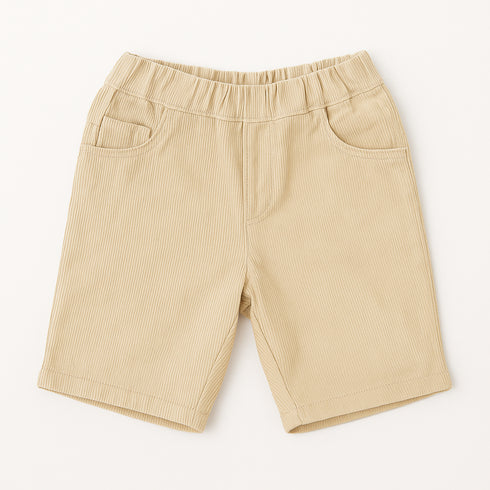 Beige Exclusive Cotton Shorts