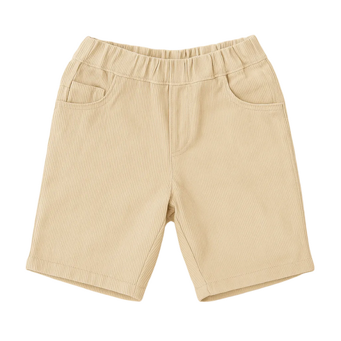 Beige Exclusive Cotton Shorts