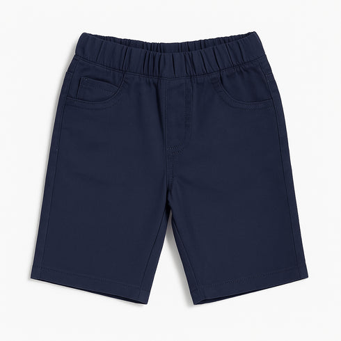 Navy Exclusive Cotton Shorts
