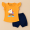 Baby Girls Suit Cotton Rich T-Shirt With Shorts Set 16472
