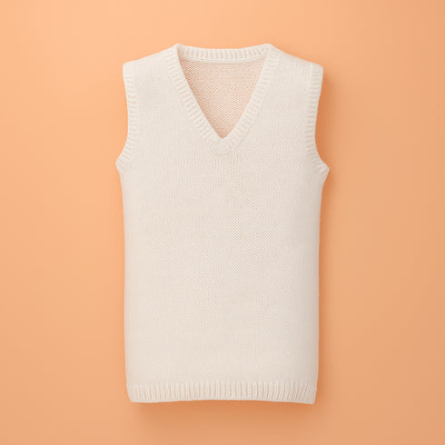 Woolen Vest V-Neck