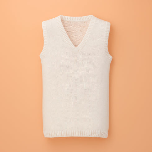 Woolen Vest V-Neck