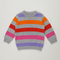 Soft Wool Sweater For Toddlers Girls Stripes 16806