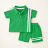 Todd Boys 2Pcs Suit Polo Shirt With Shorts Set 16347