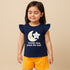 Baby Girls Suit Cotton Rich T-Shirt With Shorts Set 16472