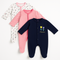 Basics Romper Set Pack Of 3 Cozy Sleep suits 0-24M Flowers 15555