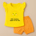 Baby Girls Suit Cotton Rich T-Shirt With Shorts Set 16472