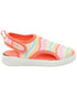 Canvas Pink Printed Strap Sandals for Girls