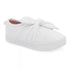 Canvas White Embroidered Bowknot Shoes