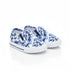 Denim White & Blue Printed Canvas Running Shoes for Boys & Girls