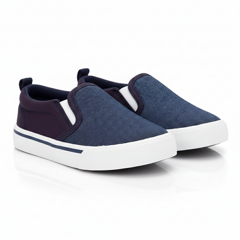 Denim Blue Loafer Canvas Shoes for Boys & Girls
