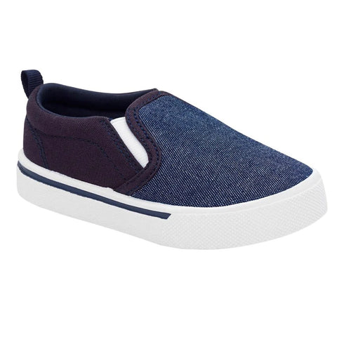 Denim Blue Loafer Canvas Shoes for Boys & Girls