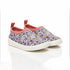 Girls Floral Pink Canvas Shoes
