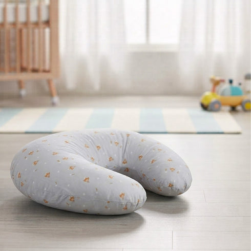 Cotton Fabric with Poly Fiber Filling Lightweight Blue Rockets Nursing Pillow 0M+