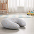 Cotton Fabric with Poly Fiber Filling Lightweight Blue Rockets Nursing Pillow 0M+