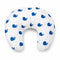 Cotton Fabric with Poly Fiber Filling Lightweight White Dolphins Nursing Pillow 0M+