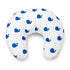 Cotton Fabric with Poly Fiber Filling Lightweight White Dolphins Nursing Pillow 0M+