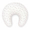 Cotton Fabric with Poly Fiber Filling Lightweight White Roses Nursing Pillow 0M+