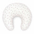 Cotton Fabric with Poly Fiber Filling Lightweight White Roses Nursing Pillow 0M+