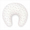 Cotton Fabric with Poly Fiber Filling Lightweight White Roses Nursing Pillow 0M+