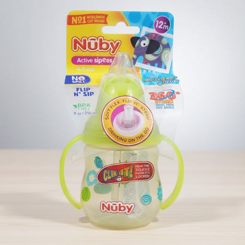 Flip N Sip Cup with Straw 270ml 9oz 12M+ 17508