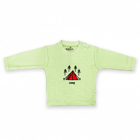 Basics Infants Roundneck Night Suit -NB to 2 Years Camp 17459