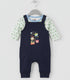 Basics Baby 2pc Suit Set Dangri With Long Sleeves Bodysuit 17131