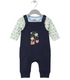 Basics Baby 2pc Suit Set Dangri With Long Sleeves Bodysuit 17131
