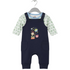 Basics Baby 2pc Suit Set Dangri With Long Sleeves Bodysuit 17131