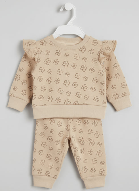 Nexteen Exclusive 2Pc Suit Terry Shirt Long Sleeves & Touser Set 17130