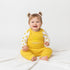 Basics Baby 2pc Suit Set Dangri With Long Sleeves Bodysuit 17131 Sunshine