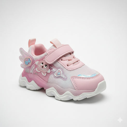 Casual Chunky Sneakers With Laces Stickon Warm And Comfortable Walking Shoes 16870