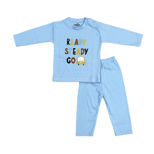 Basics Infants Night Suit -NB to 2 Years Unisex Ready Steady Go 17111