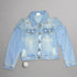 Pearl Blush Winter Denim Jacket for Girls