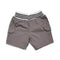 Grey Exclusive Cotton Ribbed Shorts 16146