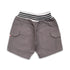 Grey Exclusive Cotton Ribbed Shorts 16146