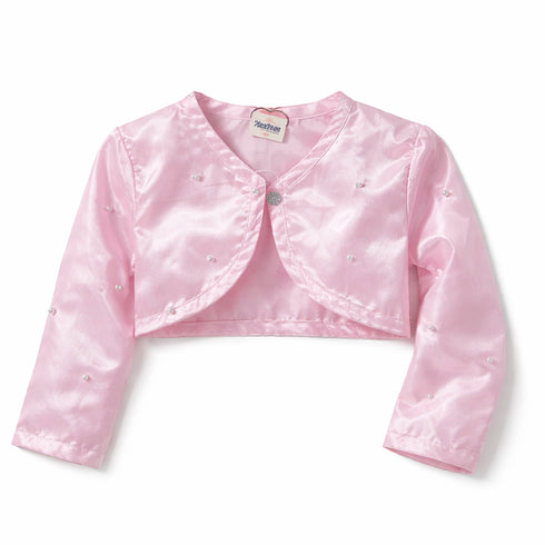 Nexteen Glittered Pink Pearls Shrug 17109