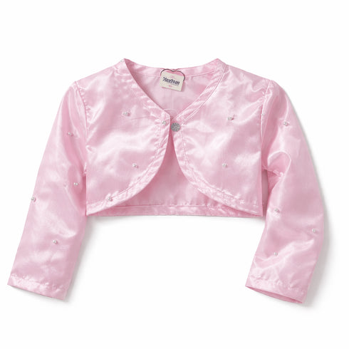 Nexteen Glittered Pink Pearls Shrug 17109