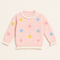 Soft Wool Sweater for Kids Floral Pink 16708