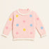 Soft Wool Sweater for Kids Floral Pink 16708