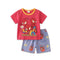 Toddlers Spiderman Suit Red T-Shirt and Shorts Set