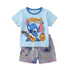 Toddlers Stitch Suit Blue T-Shirt and Shorts Set